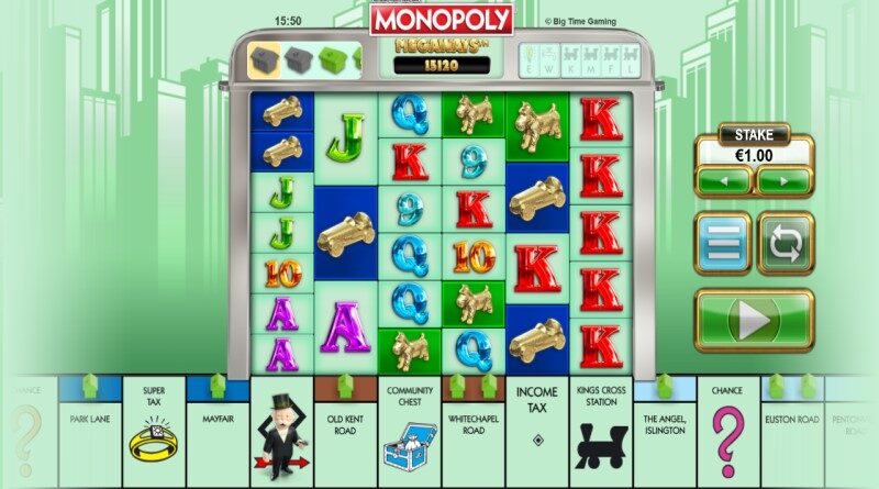 play monopoly megaways slot