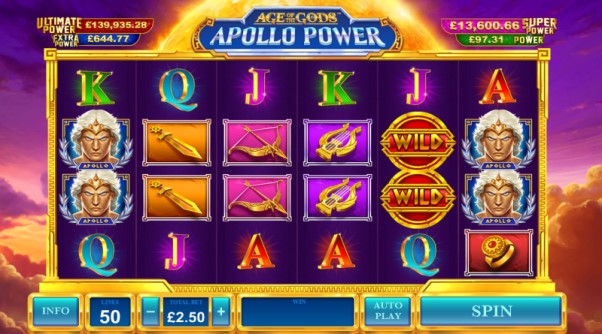 play age of the gods apollo power