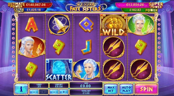 play age of the gods fate sisters slot